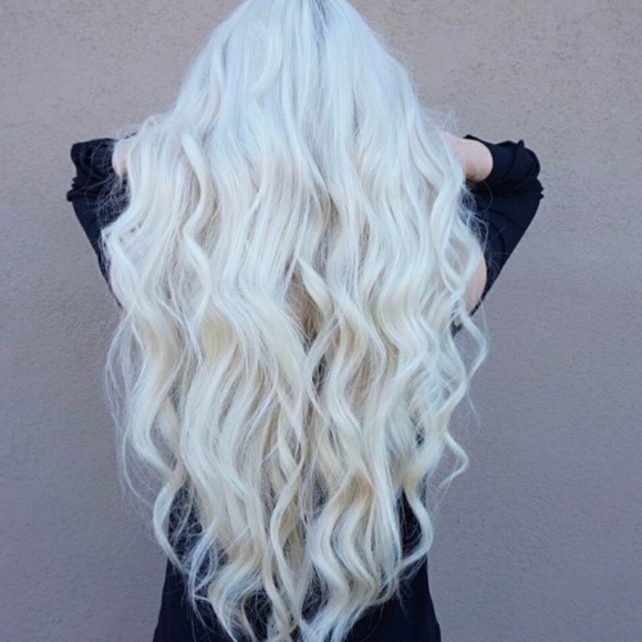 ✨22” PALE BLONDE WAVY LACE FRONT WIG? *NWT* main image 3